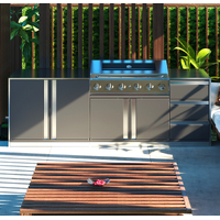 2500mm Outdoor Kitchen with Integrato BBQ and Drawers