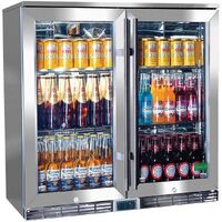 Fridge S/S Double Door 900mm (W) x 500mm (D) x 865mm(H) GSP2H-SS 
(Use without Base Cabinet)