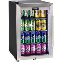 Fridge S/S Single Door (LH) 430 MM (W) x 500 mm (D) x 700 MM (H) HUS-SC70L-SS (Use with Base Cabinet)